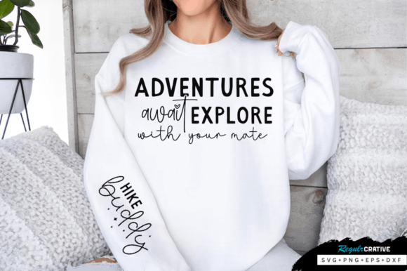 Adventures Await SVG: T-Shirt Designs & Graphics
