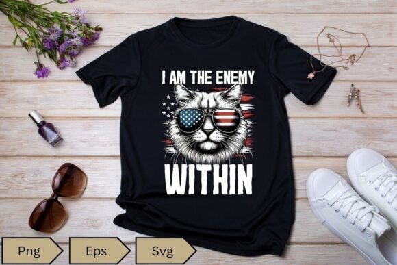 I Am the Enemy Within Cool Cat Wear SVG