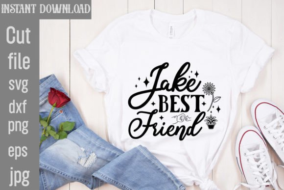Jake Best Friend SVG Cut File: Graphics for T-Shirt Designs