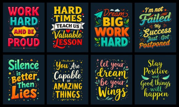 Motivational Inspirational PNG T-Shirt Graphics
