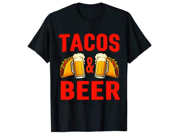 Tacos Beer Funny T-Shirt Designs: Graphics That Deliver Editorial Punch