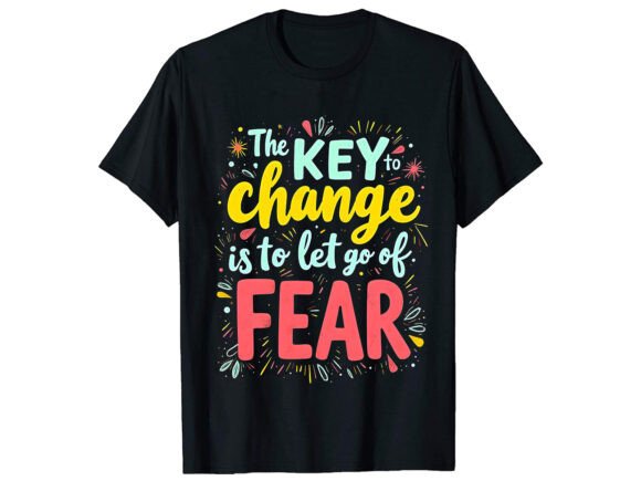 The Key Motivational T-Shirt Design: Graphics for Authentic Local Branding
